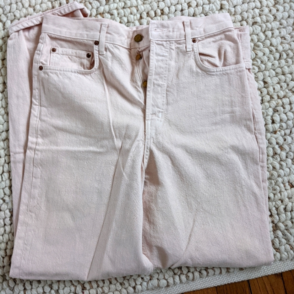 B SIDES Light Pink Women Jeans